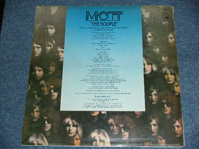 画像: MOTT THE HOOPLE  - THE HOOPLE ( Ex/Ex+++ ; With TITLE Sticker & INSERTS  ) / 1974 UK ORIGINAL Used LP  