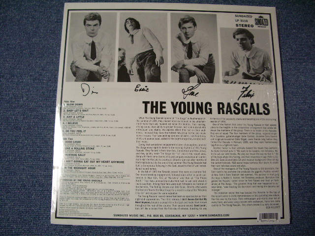 画像: YOUNG RASCALS - THE YOUNG RASCALS  (SEALED) / 2002 US AMERICA 180g "BRAND NEW SEALED" LP