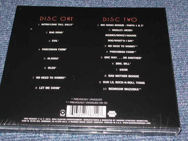 画像: CACTUS - FULLY UNRELEASHED THE LIVE GIGS   / 2004 US SEALED CD