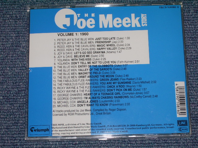 画像: V.A. OMNIBUS - THE  JOE MEEK STORY VOL.1 1960 / 1991 GERMAN ONLY ORIGINAL Brand New CD 