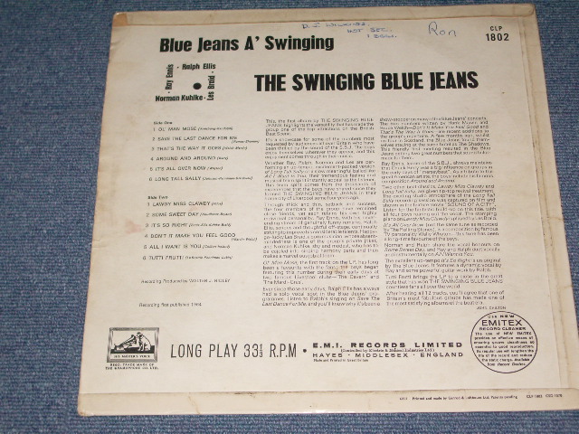 画像: THE SWINGING BLUE JEANS - BLUE JEANS A' SWINGING / 1964 UK ORIGINAL "RED HMV" MONO  LP 