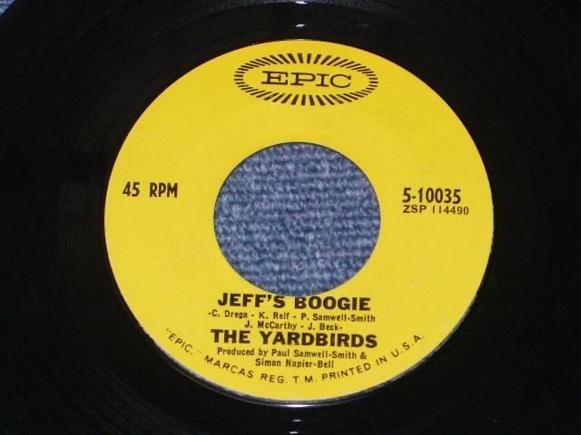 画像: THE YARDBIRDS - OVER UNDER SIDEWAYS DOWN  / 1966  US ORIGINAL 7"SINGLE