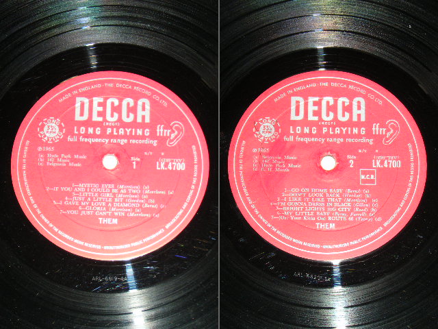 画像: THEM ( VAN MORRISON ) - THE "ANGRY" YOUNG THEM ( Ex++,Ex/Ex+: 4A/3A ) / 1965 UK ORIGINAL MONO LP 