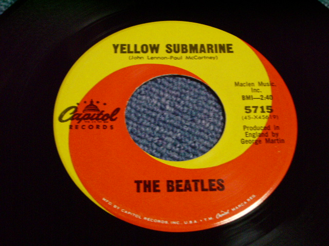 画像: BEATLES - YELLOW SUBMARINE / US 7" SINGLE ORIGINAL  With PS