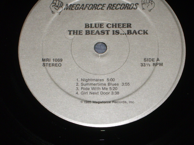 画像: BLUE CHEER - THE BEAST IS.../ 1985 US ORIGINAL LP