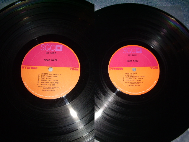 画像: NAZZ / NAZZ NAZZ ( TODD RUNDGREN )  /1969 US AMERICA ORIGINAL "BLACK WAX! " & "RED & ORANGE With PURPLE PRINT LOGO LABEL"   Used LP 