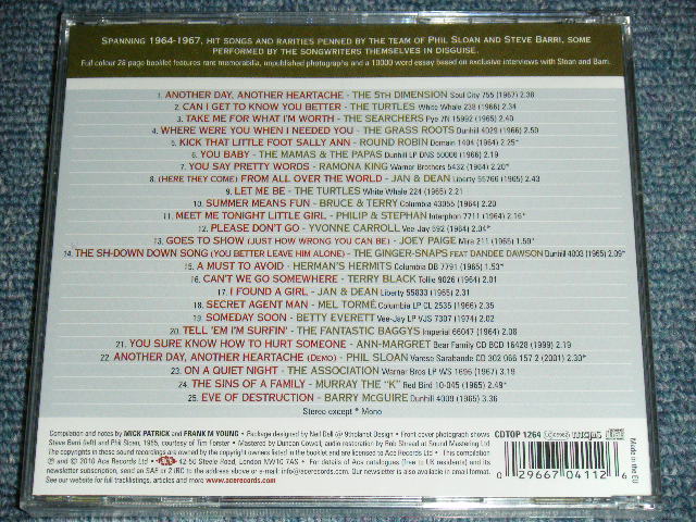 画像: V.A. OMNIBUS - YOU BABY : WORDS AND MUSIC BY P.F.SLONE and STEVE BARRI / 2010 UK ORIGINAL Brand New  SEALED  CD