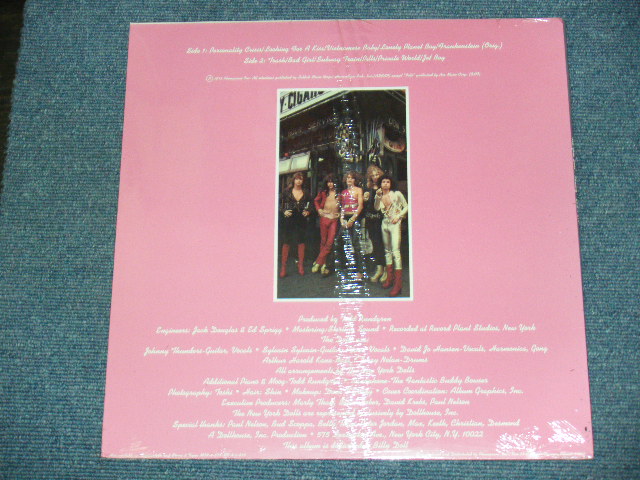 画像: NEW YORK DOLLS - NEW YORK DOLLS  (SEALED) / US REISSUE "180 gram Heavy Weight"  "BRAND NEW SEALED"  LP 