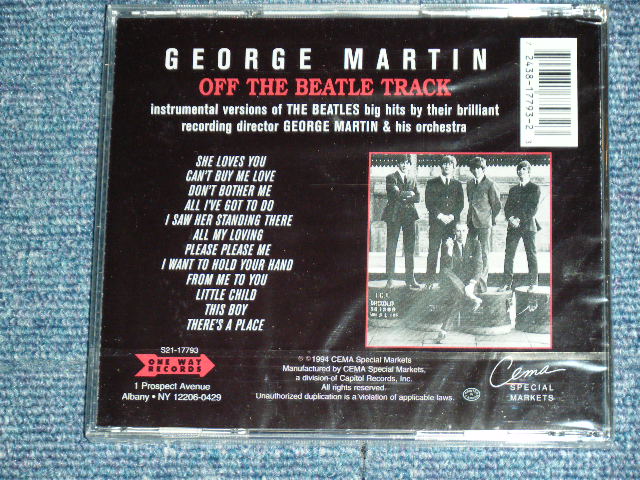画像: GEORGE MARTIN - OFF THE BEATLE TRACK / 1994 US ORIGINAL Brand New SEALED  CD