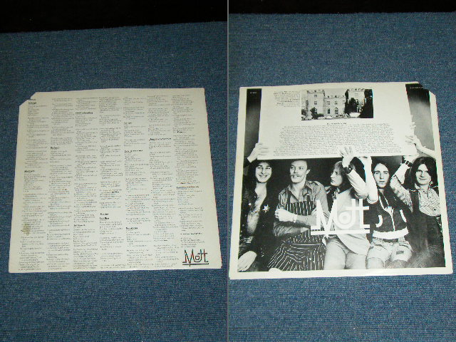 画像: MOTT  - DRIVE ON  /  1975 US ORIGINAL With PROMO Sheet Used LP 