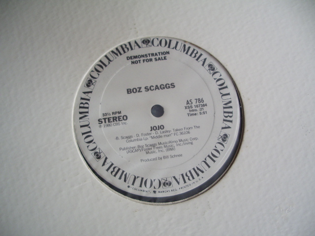 画像1: BOZ SCAGGS - JOJO  / 1980 US PROMO ONLY 12" 