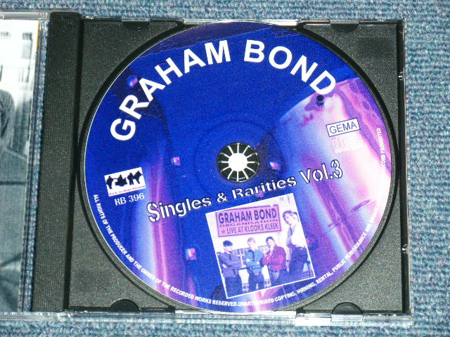 画像: GRAHAM BOND - SINGLES & RARITIES VOL.3   / GERMAN Brand New CD-R 