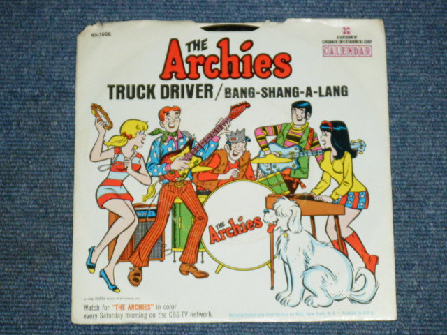 画像: THE ARCHIES - BANG-SHANG-A-LANG / 1968 US ORIGINAL 7" Single With PICTURE SLEEVE  