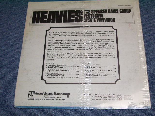 画像: SPENCER DAVIS GROUP - HEAVIES  /  1969 US ORIGINAL SEALED  LP