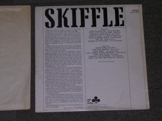 画像: VA /OMNIBUS - SKIFFLE / 1968  UK ORIGINAL MONO LP 