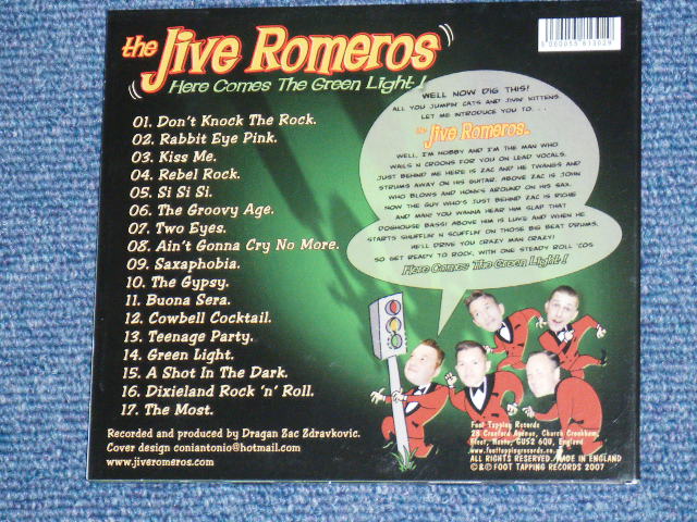 画像: THE JIVE ROMEROS - HERE COMES THE GREEN LIGHT! / 2007 UK ORIGINA; Brand New CD  