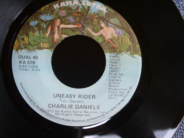 画像: CHARLIE DANIELS - UNEASY RIDER / 1973  US ORIGINAL 7"SINGLE