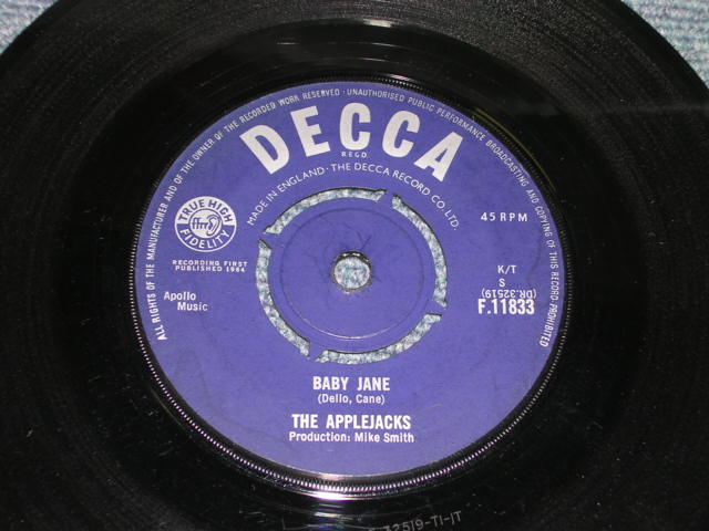 画像: THE APPLEJACKS - TELL ME WHEN  / 1964 UK ORIGINAL  7"Single 