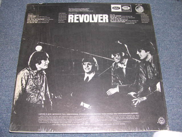 画像: BEATLES - REVOLVER (Ex++/Ex+++) / 1966 US AMERICA ORIGINAL 1st Press "BLACK With RAINBOWRing/COLOR Band Label" STEREO Used LP beautiful 