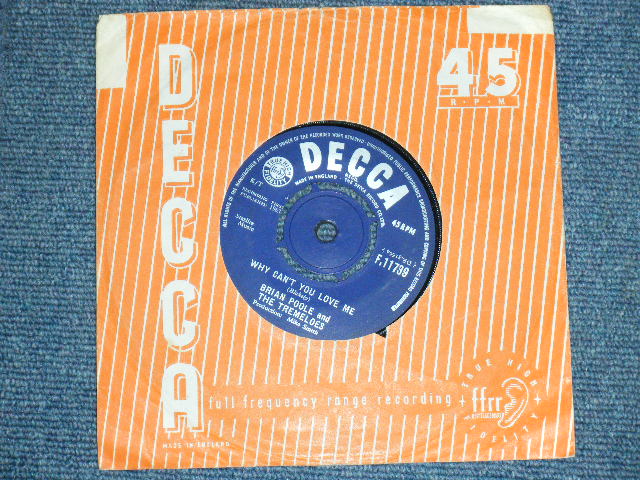 画像: BRIAN POOLE and THE TREMELOES - DO YOU LOVE ME / 1963 UK ORIGINAL 7"Single