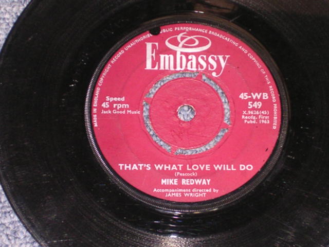 画像: THE TYPOONS / MIKE REDWAY - PLEASE, PLEASE ME / YHAT'S WHAT LOVE WILL DO  / 1963 UK ORIGINAL 7"Single