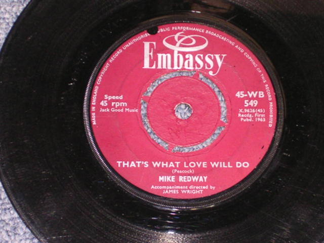 画像: THE TYPOONS / MIKE REDWAY - PLEASE, PLEASE ME / YHAT'S WHAT LOVE WILL DO  / 1963 UK ORIGINAL 7"Single