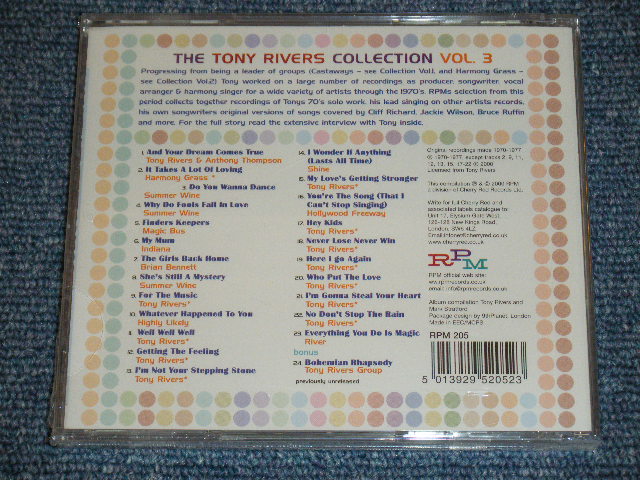 画像: TONY RIVERS - COLLECTION VOL.3 : HARMONY SOUL   / 2000 UK ORIGINAL BRAND NEW SEALED CD