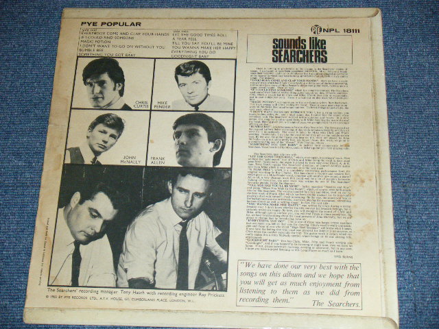 画像: THE SEARCHERS - SOUNDS LIKE SEARCHERS / 1965 UK ORIGINAL MONO LP 