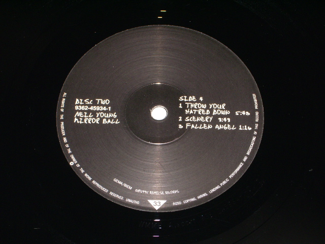 画像: NEIL YOUNG - MIRROR BALL   / 1995 WEST GERMANY NEW  2LP