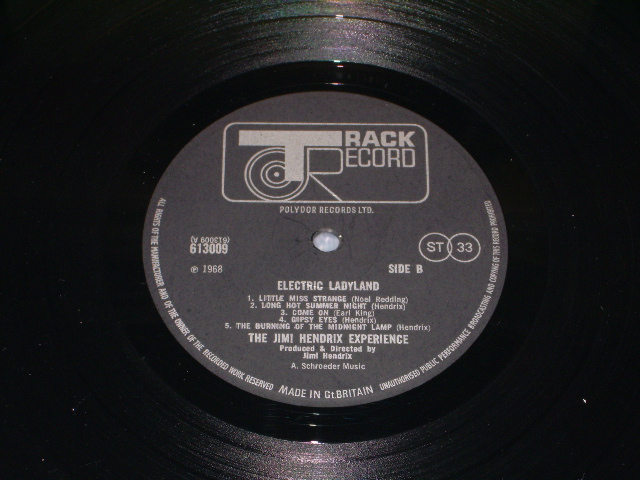 画像: THE JIMI HENDRIX EXPERIENCE - ELECTRIC LADYLAND (MATRIX #A)61300x8 A//1  1 1 1 0  B)61300x9 Ax//2   2 2     C)61300x9x  x//1   2 2 D)61300x8 B//1  1 1 1 2)  (Ex++/Ex+++ Looks:Ex+)  / 1968 UK ENGLAND ORIGINAL STEREO Used 2-LP's