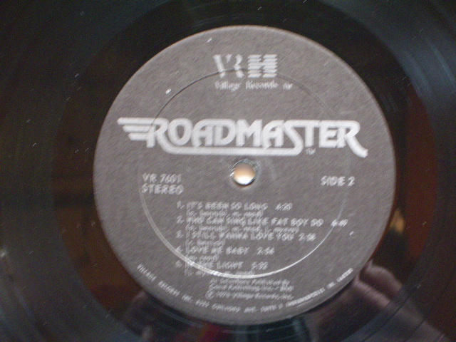 画像: ROADMASTER - ROADMASTER(Prod.BY TODD RUNDGREN)  / 1976 US ORIGINAL LP