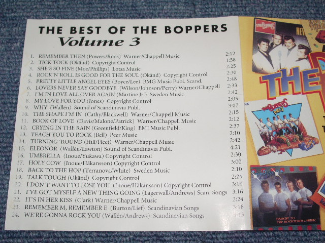 画像: BOPPERS, THE - THE BEST OF THE BOPPERS VOL.3/ 1992 ORIGINAL CD
