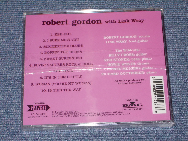画像: ROBERT GORDON With LINK WRAY - ROBERT GORDON With LINK WRAY / 1997 US AMERICA  "BRAND NEW SEALED" CD  