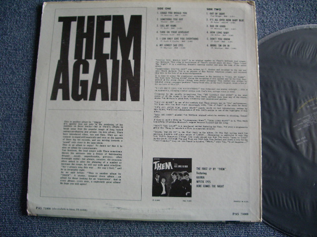 画像: THEM ( VAN MORRISON )  - THEM AGAIN  / 1966 US ORIGINAL STEREO LP 