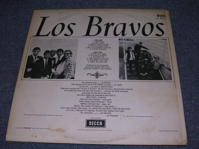 画像: LOS BRAVOS - BLACK IS BLACK / 1966 UK Original Mono LP  