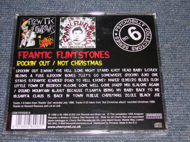 画像: FRANTIC FLINTSTONES - ROCKIN' OUT / NOT CHRISTMAS / 1995 EU BRAND NEW CD