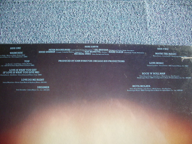 画像: RARE EARTH - BAND TOGETHER 　/ 1978 US ORIGINAL SEALED LP