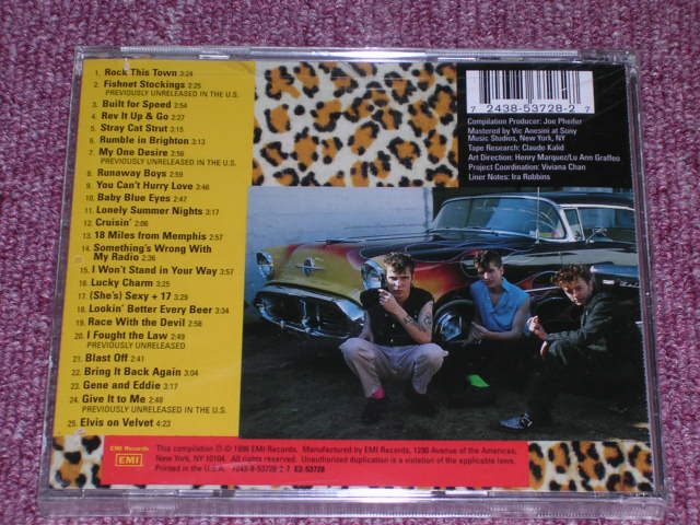 画像: STRAY CATS - RUNAWAY BOYS A RETROSPECTIVE '81 TO '92 / 1996 US ORIGINAL Brand New Sealed CD  