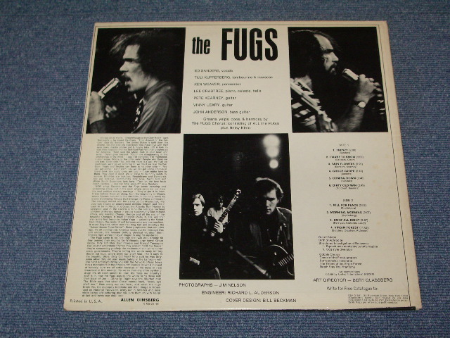 画像: THE FUGS - SECOND ALBUM( BLACK & WHITE  COVER : PRINTED IN USA Version  ) / 19?? US 2nd Issue LP 