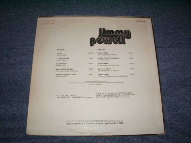 画像: JIMMY POWELL - JIMMY POWELL / 1970 US ORIGINAL PROMO STAMP LP
