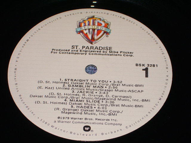 画像: ST. PARADISE - ST. PARADISE  /  1979  US ORIGINAL LP 