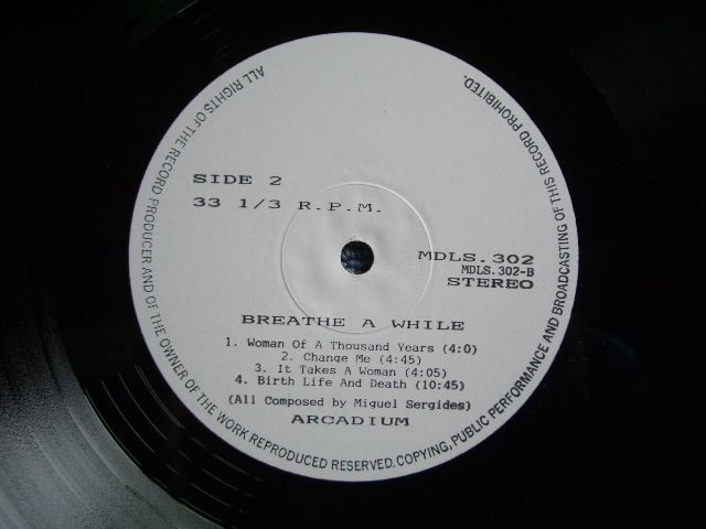 画像: ARCADIUM - BREATHE AWHILE ( REPRO ) / REPRO LP