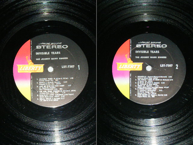 画像: JOHNNY MANN SINGERS - INVISIBLE TEARS ( MINT-/Ex+++ ) / 1964  US ORIGINAL STEREO Used LP