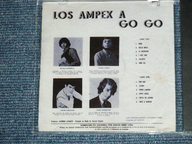 画像: THE AMPEX- COLECCION INFIERNO A GO GO + THE AMPEX  / GERMAN Brand New CD-R  Special Order Only Our Store