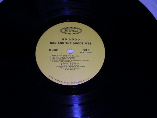 画像: DON & THE GOOD TIMES - SO GOOD / 1967 US ORIGINAL MONO LP 