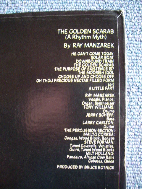 画像: RAY MANZAREK(THE DOORS) - THE GOLDEN SCARAB  / 1974 US ORIGINAL LP 