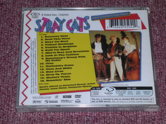 画像: STRAY CATS - ROCKABILLY RULES AT THEIR BEST...LIVE! US DUALDISC CD/DVD / 2001 US ORIGINAL Brand New SEALED CD Side With DVD Side  