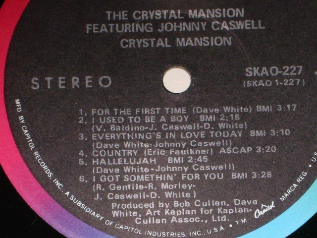 画像: CRYSTAL MANSION -  CRYSTAL MANSION  /  1969 US ORIGINAL   LP 