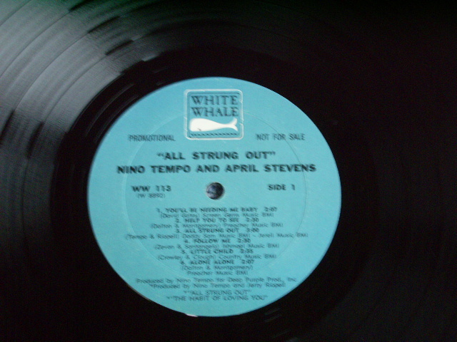 画像: NINO (TEMPO) & APRIL (STEVENS) - ALL STRUNG OUT  / 1967 US ORIGINAL MONO LP 