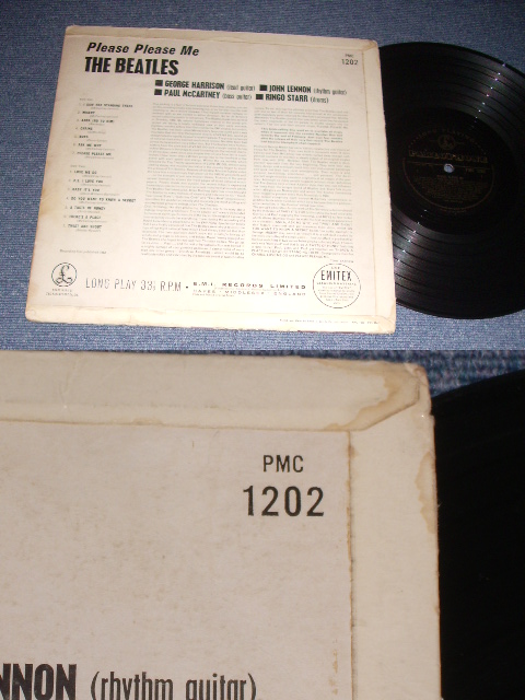 画像: THE BEATLES - PLEASE PLEASE ME ( GOLD & BLACK Label : 1st Press "DICK JAMES MUS.CO." Credit Label : MATRIX Number 1N & 1N : 'THIN' PMC Logo on Back Cover  )   / UK  GOLD PARLOPHONE ORIGINAL MONO LP